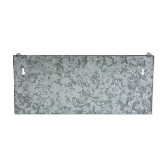 DII® Galvanized Metal Farmhouse Shelves, 2ct.